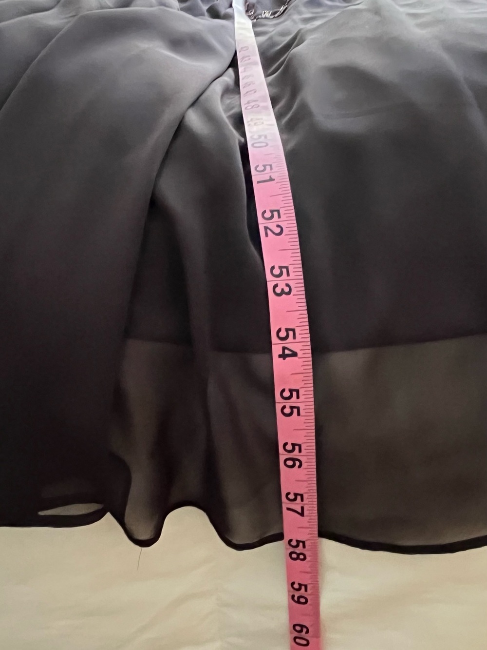 David's Bridal Brown Long Sleeve Beaded Evening Gown - Picture 12 of 14
